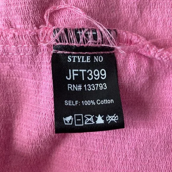 POL Clothing Washed Corduroy Trucker Jacket Pink Size Large - Picture 8 of 13